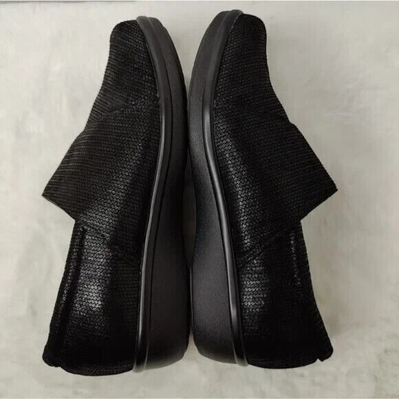 Alegria Black textured clog sz 8.5 - Picture 5 of 9